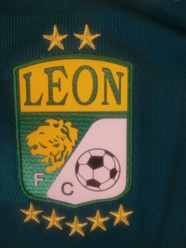 Logo on shirt of Pirma Official Club Leon Jersey (Authentic) Champion Season 2019/20