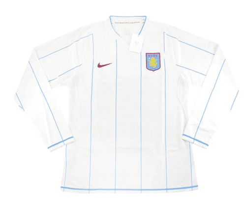 Nike Aston Villa Player Issue Away L/S Shirt (Authentic ) 2007-09