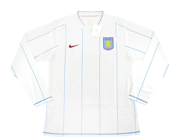 Nike Aston Villa Player Issue Away L/S Shirt (Authentic ) 2007-09