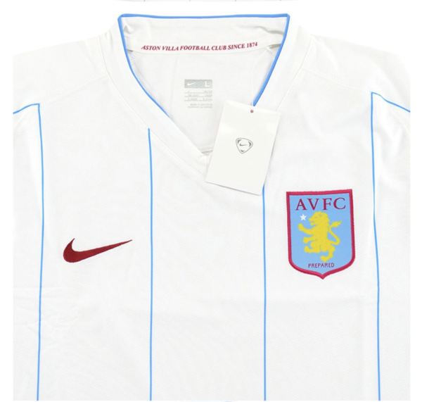 Nike Aston Villa Player Issue Away L/S Shirt (Authentic ) 2007-09