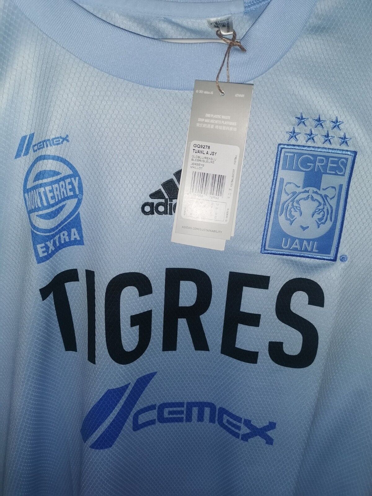 Adidas Tigres UANL 2021-22 Men's Away Stadium Jersey