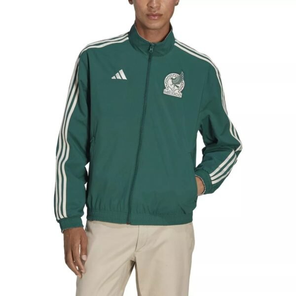 Official Adidas Mexico Anthem Reversible - Green _ White (Authentic) - 5