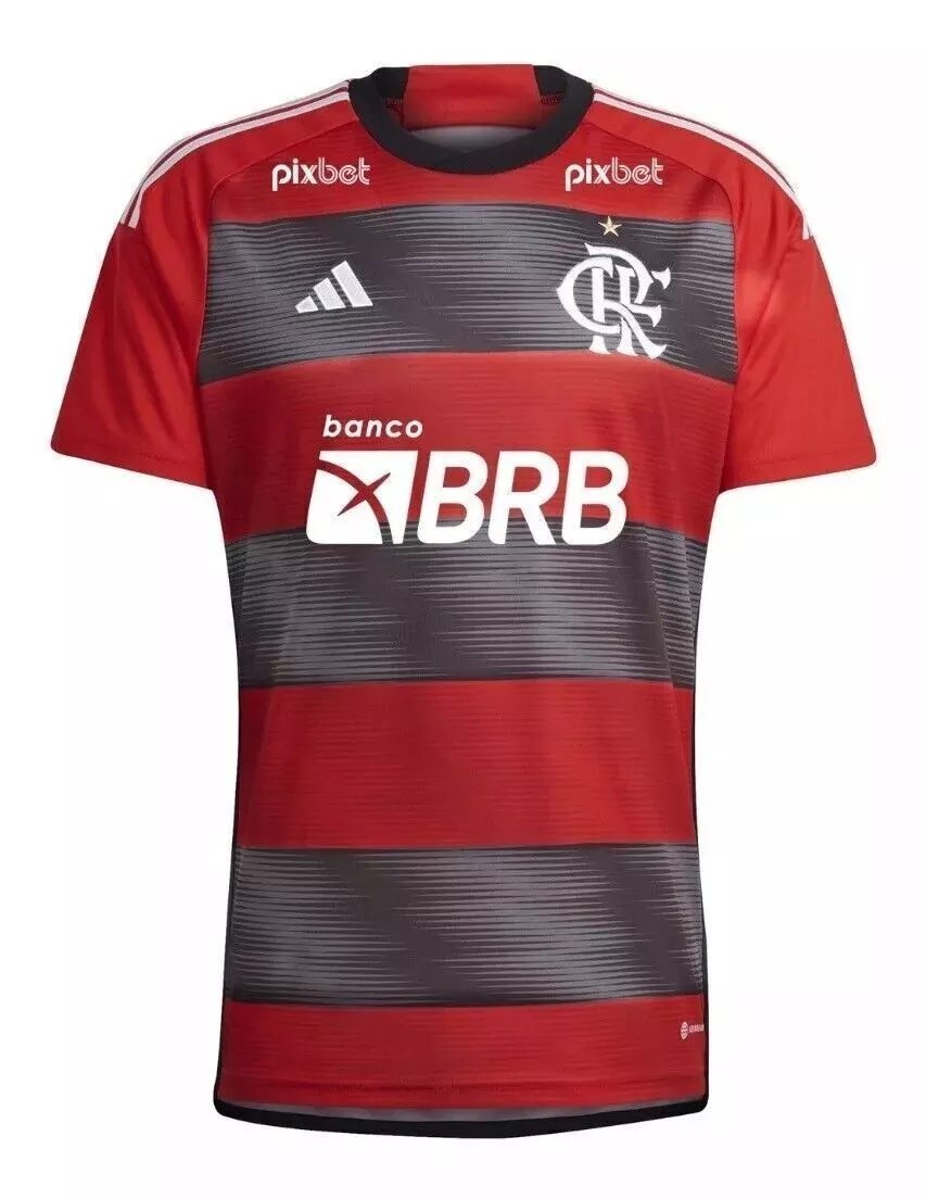 Official Flamengo Home Gabi 10 w_ Sponsors Jersey Shirt Official 2023_24 -1