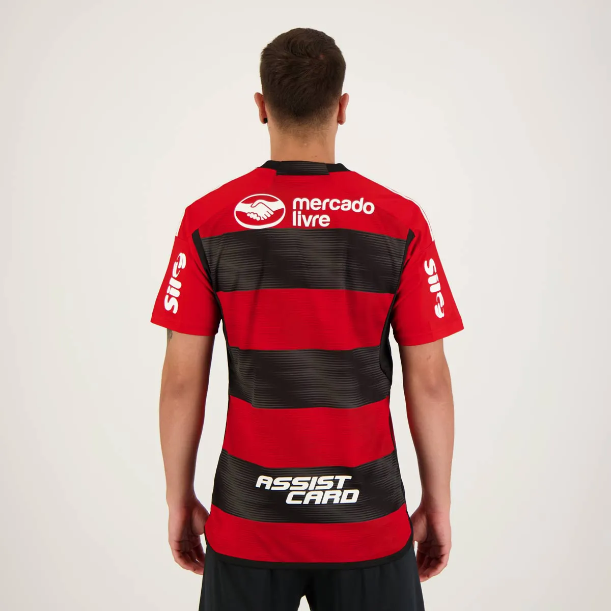 Official Flamengo Home w_ Sponsors Soccer Football Jersey Shirt Official 2023_24 - 2