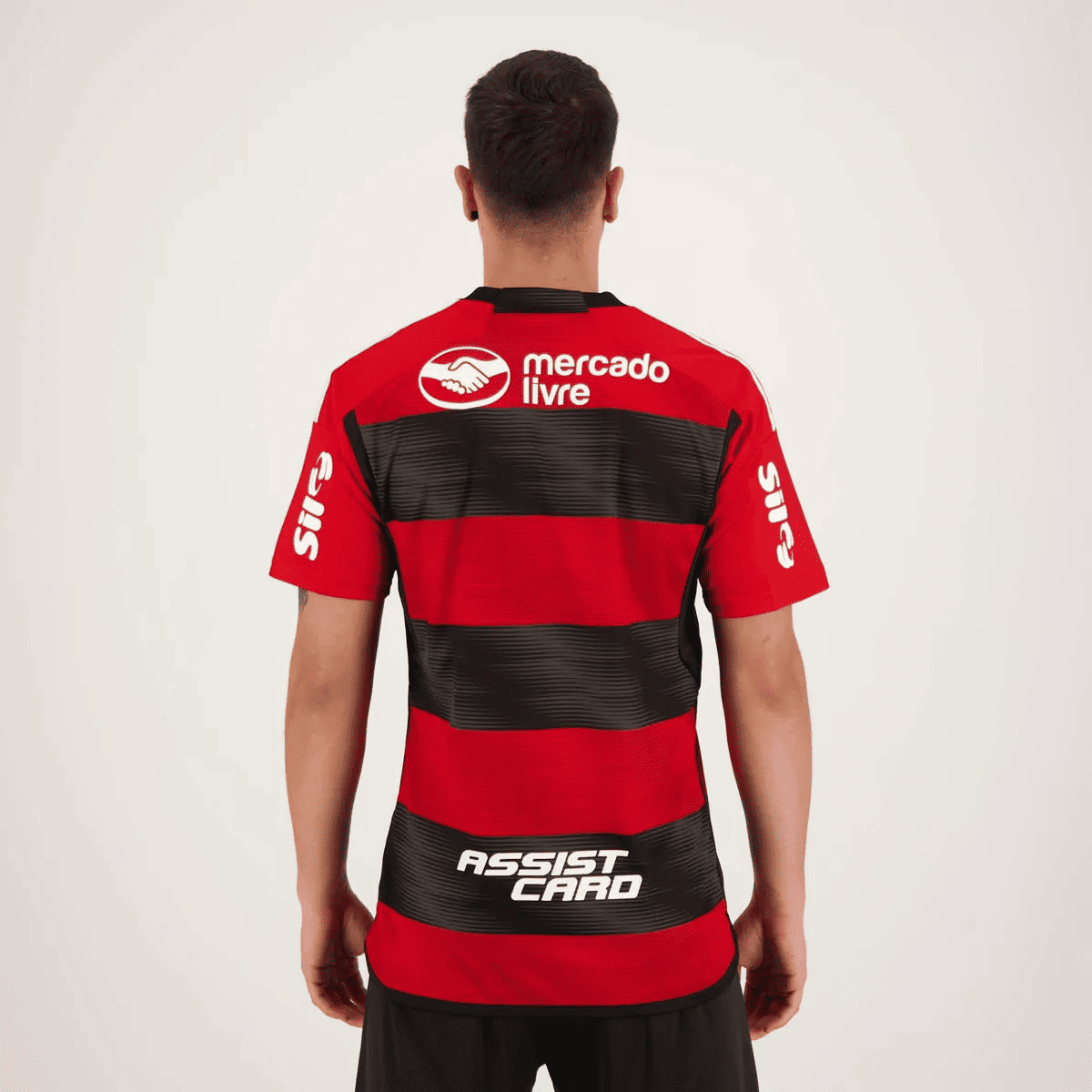 Official Flamengo Home w/ Sponsors Soccer Football Jersey Shirt Official 2023/24