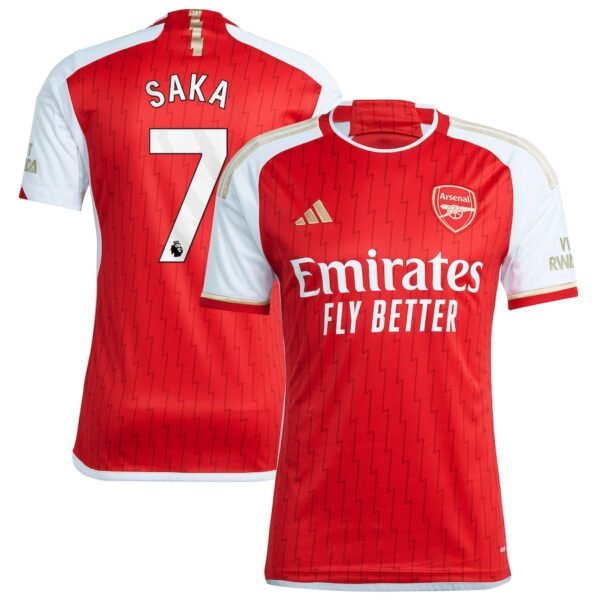 2023 24 adidas Bukayo Saka Arsenal Home Jersey